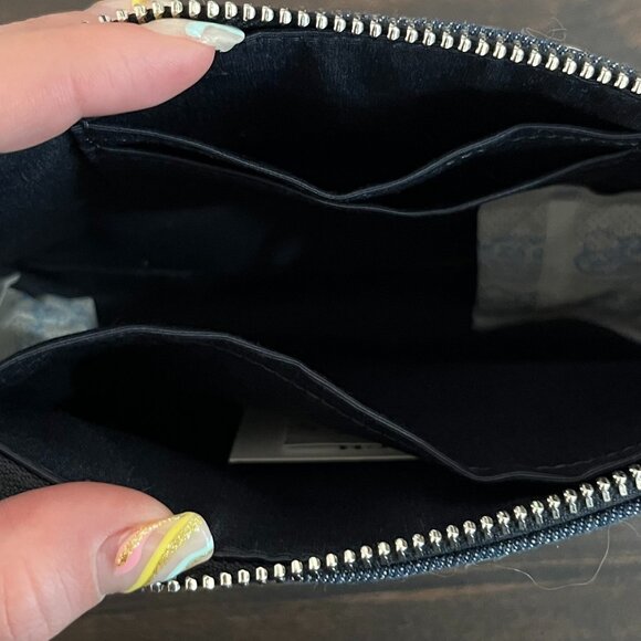 Coach Denim Purse with Silver Rivets - Picture 2 of 4